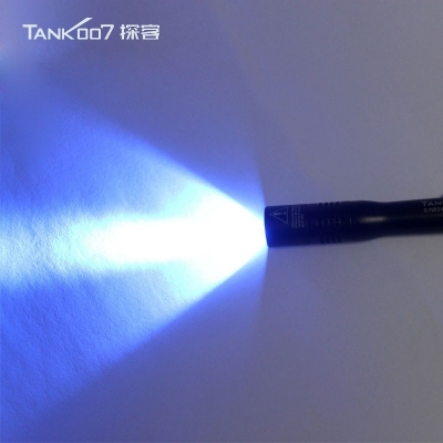 Tank007探客UVE2熒光檢測(cè)手電筒 便攜式迷你筆帽式UV紫外線手電